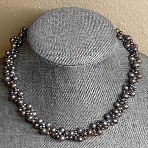 Chic 925 Peacock Freshwater Pearl Necklace